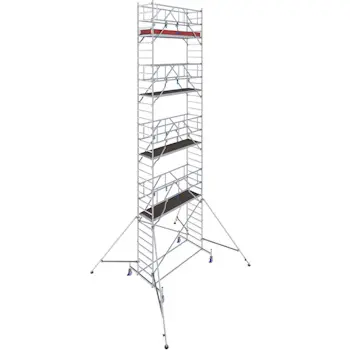 KRAUSE STABILO aluminijumska pokretna skela 2.50x0.75m radna visina 10.40m 772084 KRAUSE STABILO aluminijumska pokretna skela 2.50x0.75m radna visina 10.40m 772084